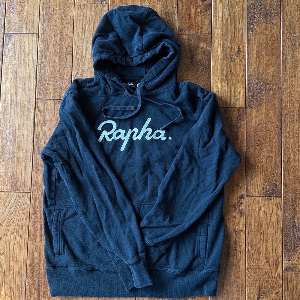 Rapha Navy Blue Hoodie Sweatshirt